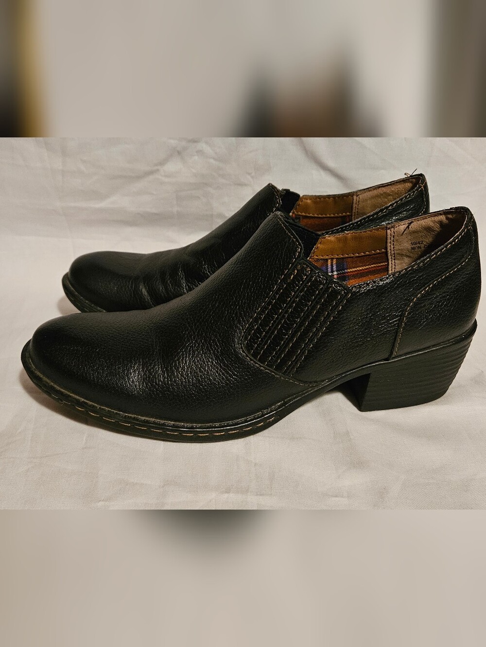 BOC Born Concept Leather Shoes Pump Slip On Loafer Women's Bootie Size 10 - Picture 2 of 7